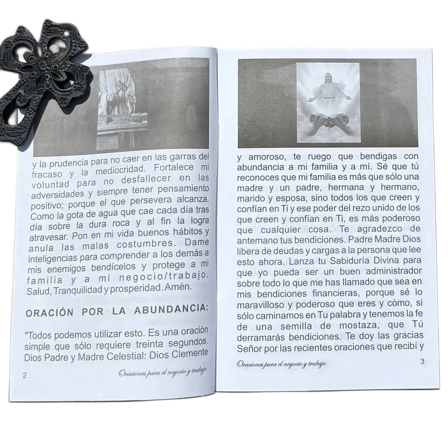 Benedicion y Oraciones para El Negocio y Trabajo Softcover Book