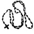 Rosary - Rope BLACK 18"