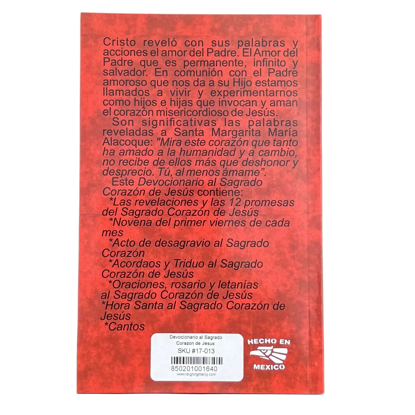 Devocion al Sagrado Corazon de Jesus Softcover Book