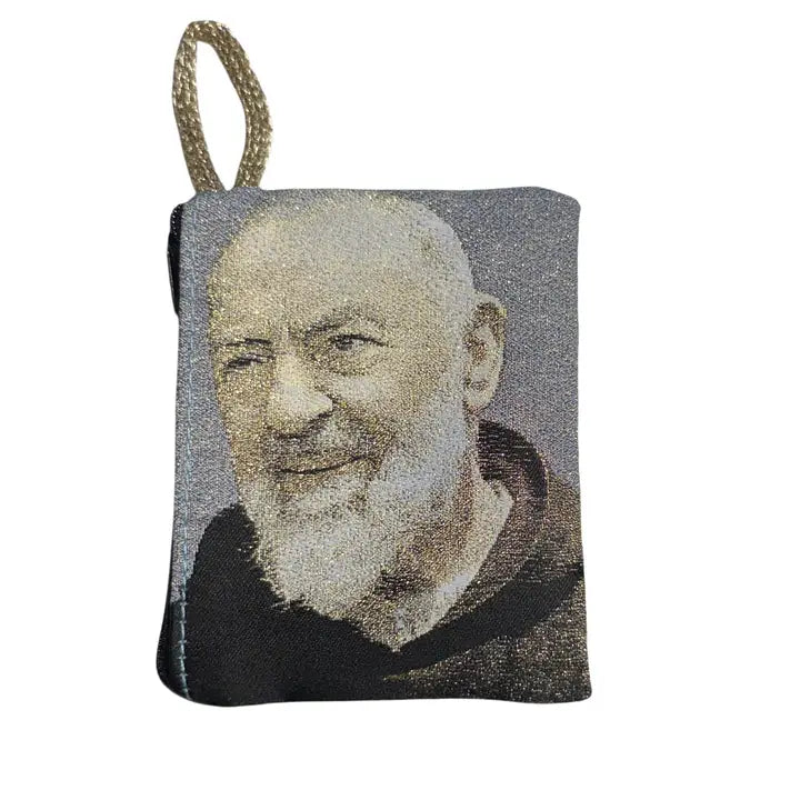Padre Pio SM Rosary Pouch    3" x 4" 