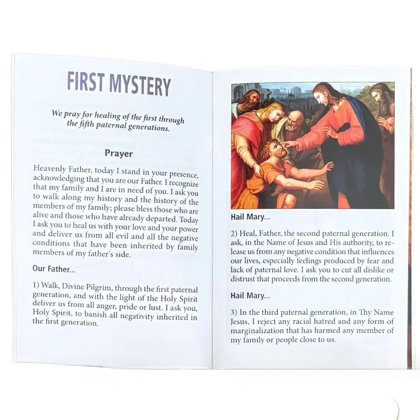Intergenerational Healing Rosary Softcover Book