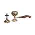 Incense Burner w/ Handle Brass   7"