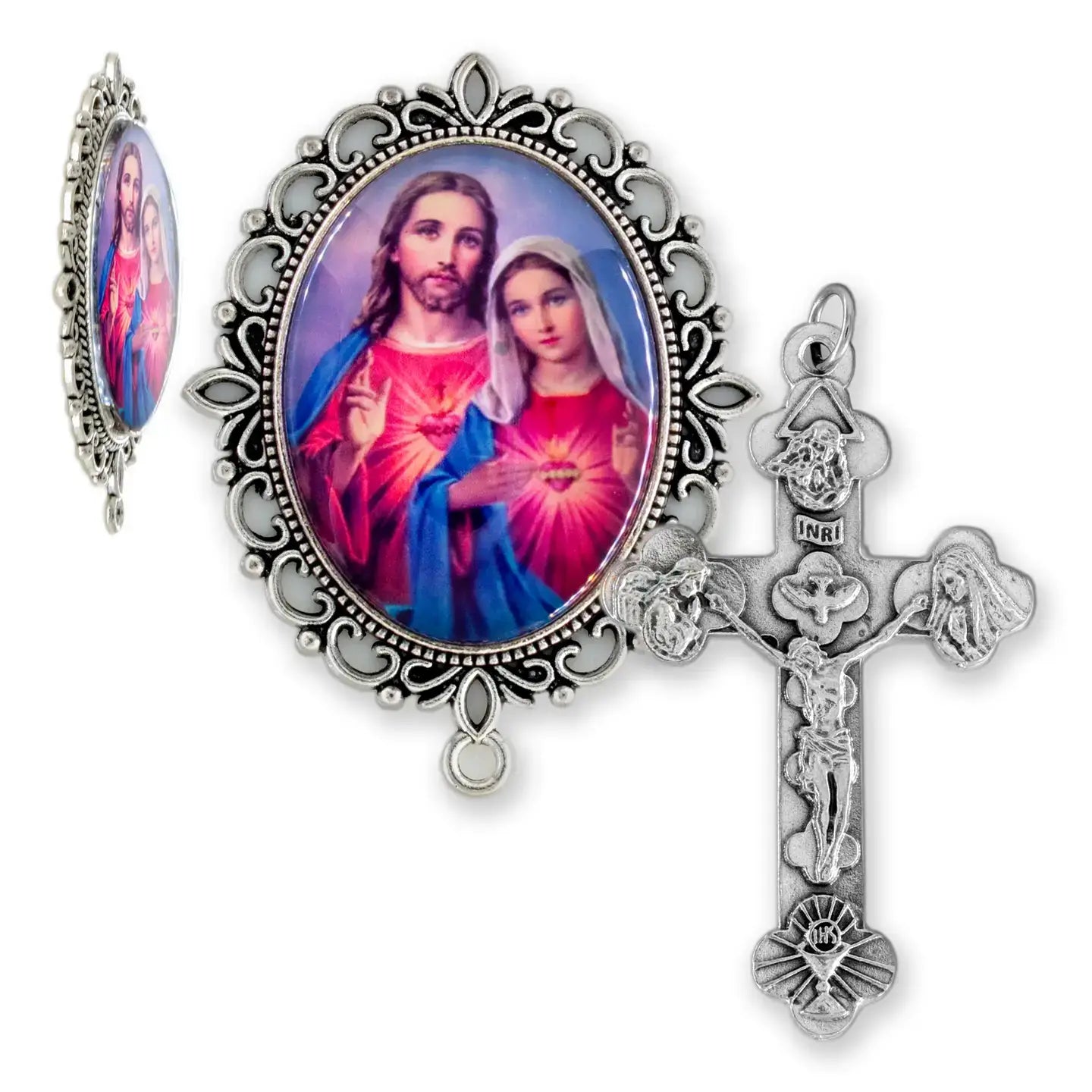 Rosary Center Sets XL - Lot of 16 (2.5" Crucifix)