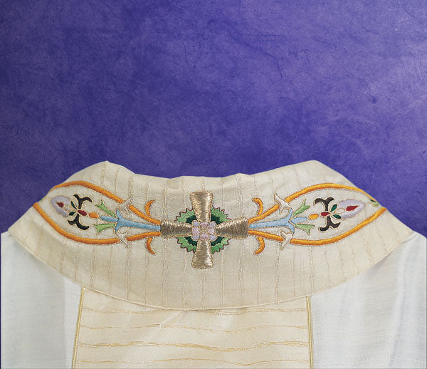 Silk Hand Embroidered Chasuble
