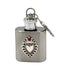 Sacred Heart Holy Water Flask SS    1 oz