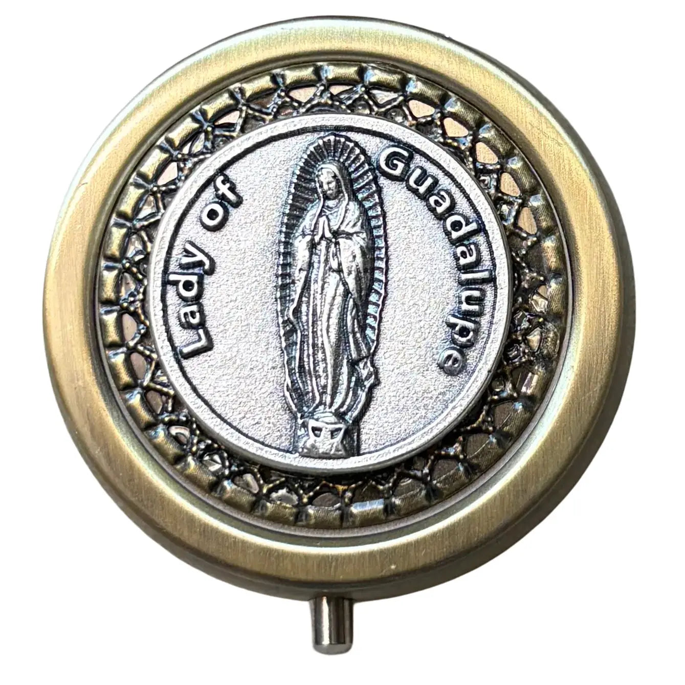 Our Lady of Guadalupe Pyx     2”