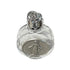 Holy Water Bottle - Our Lady of Grace w/ Rose Top    2.5" 