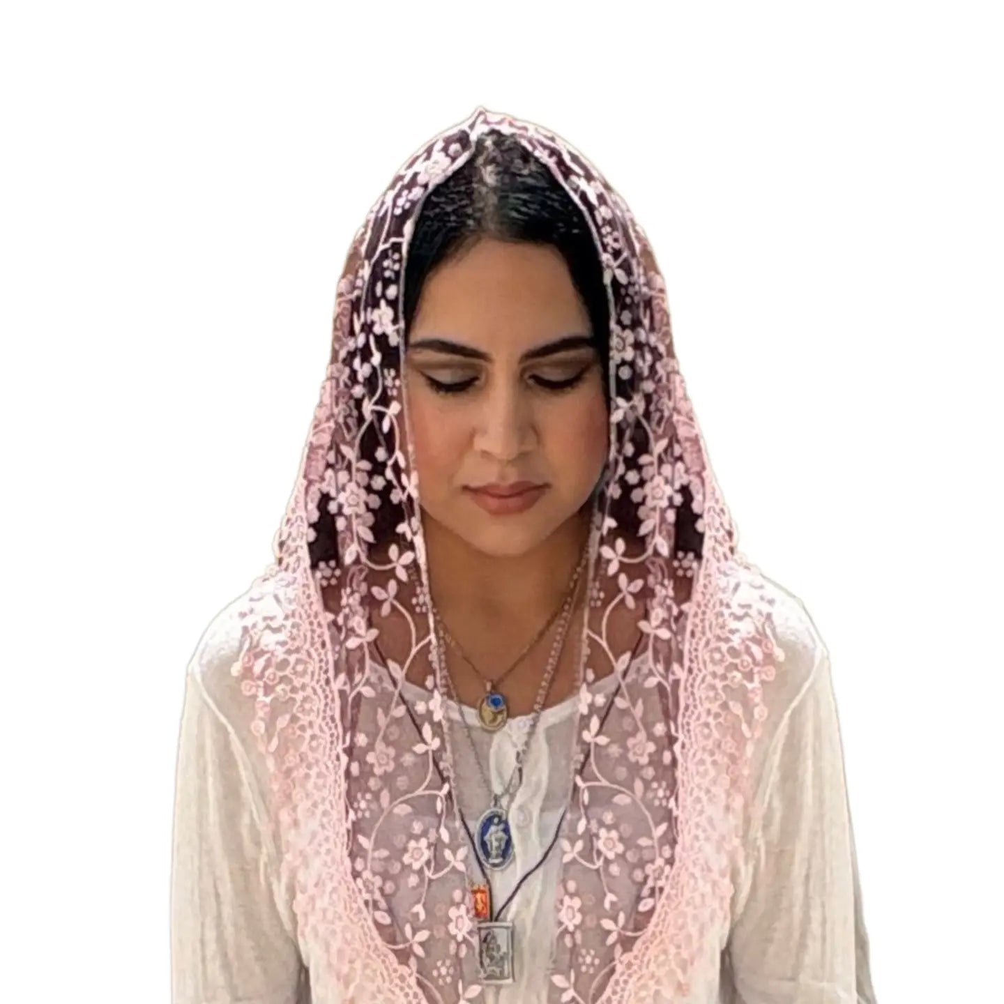 Veil ~ Cherry Blossom - BURGUNDY 