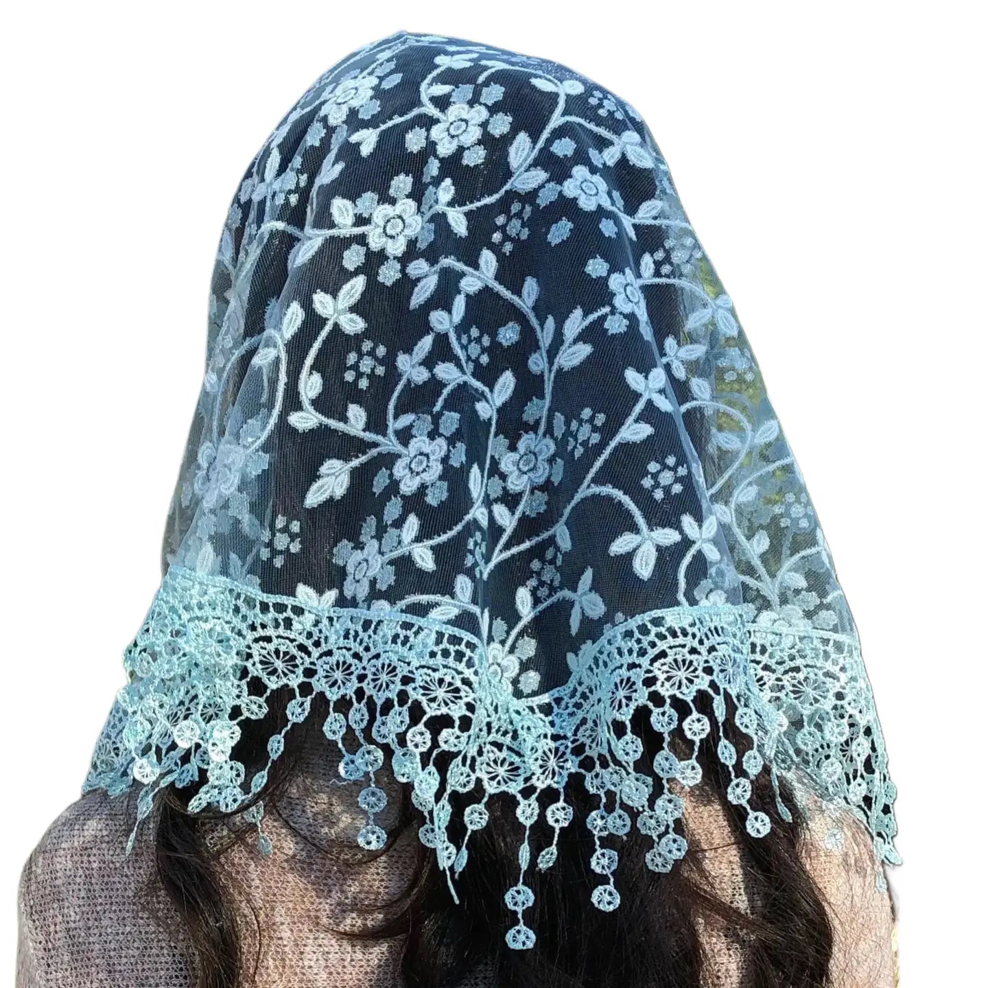 Cherry Blossom Veil - BLUE