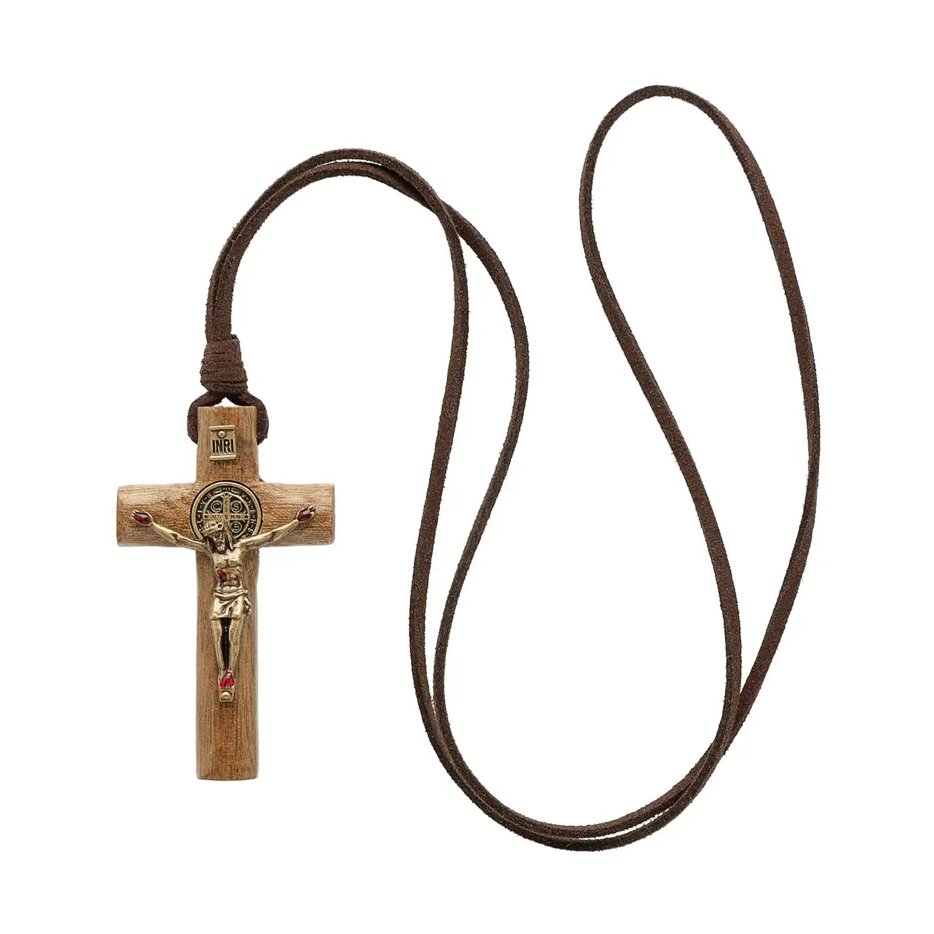 Necklace - Crucifix Cylindrical   2.25”