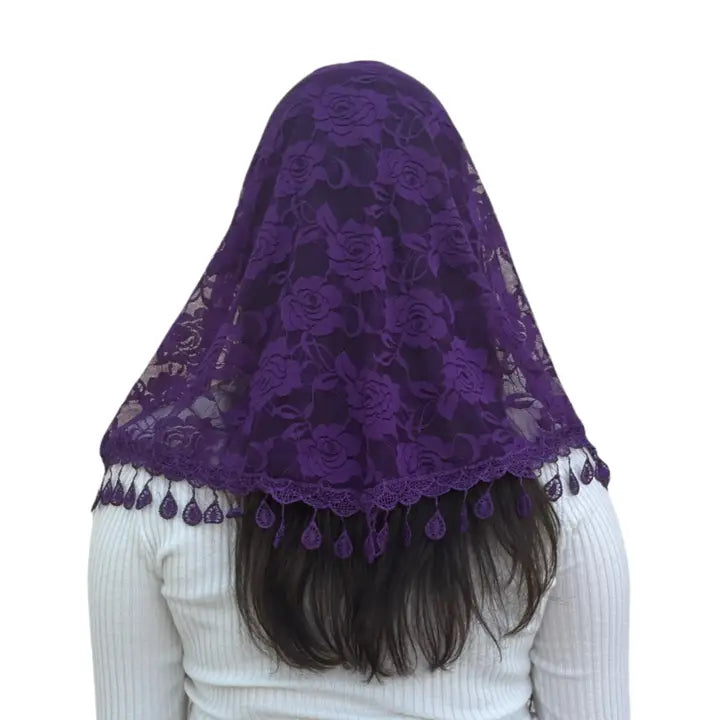 Veil ~ St. Claire of Assisi - PURPLE
