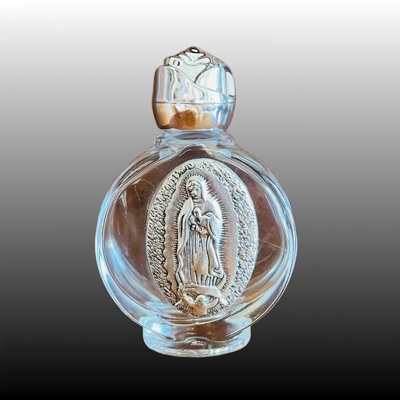 OLOG Holy Water Bottle w/Rose Top  2.5"
