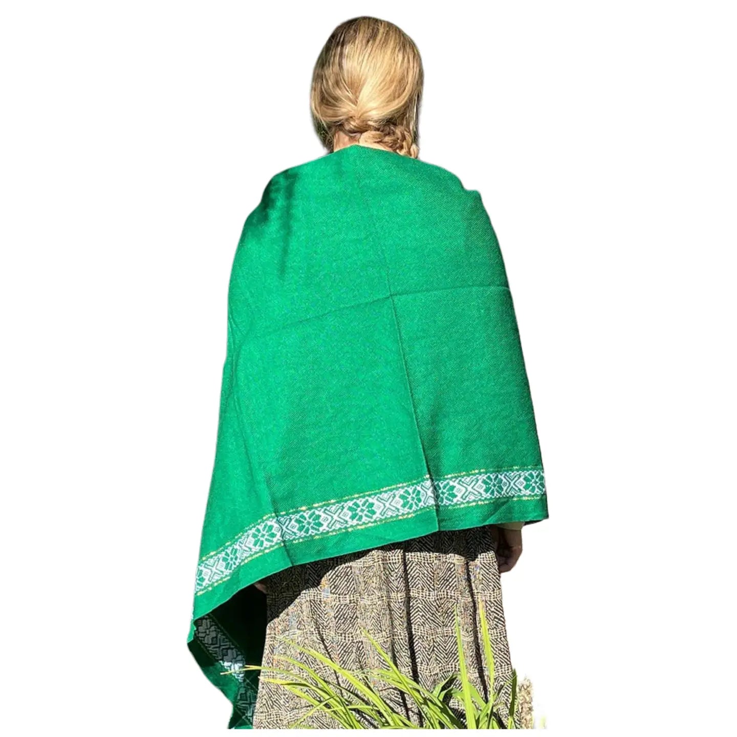OLOG Fashionable Shawl - GREEN   80" x 30″