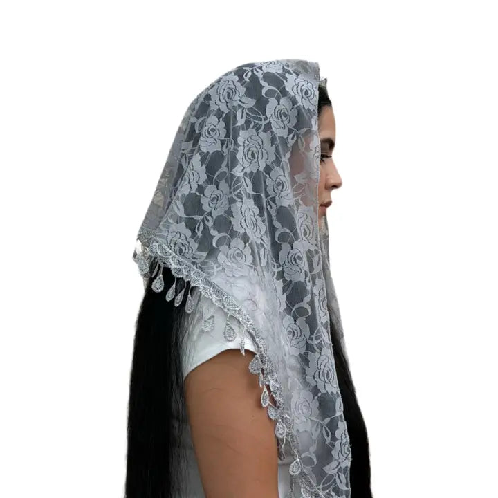 Veil ~ St. Claire of Assisi - GRAY 