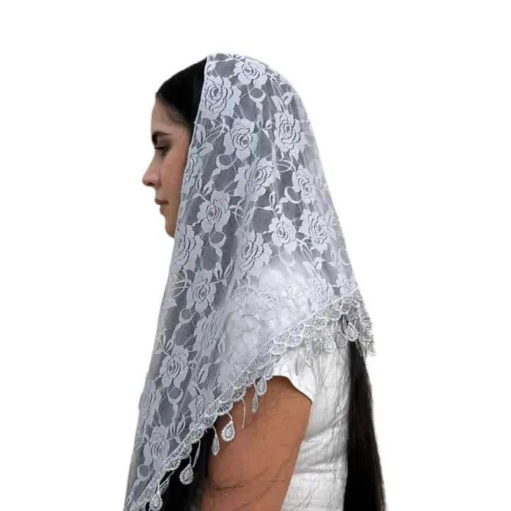 Veil ~ St. Claire of Assisi - GRAY 