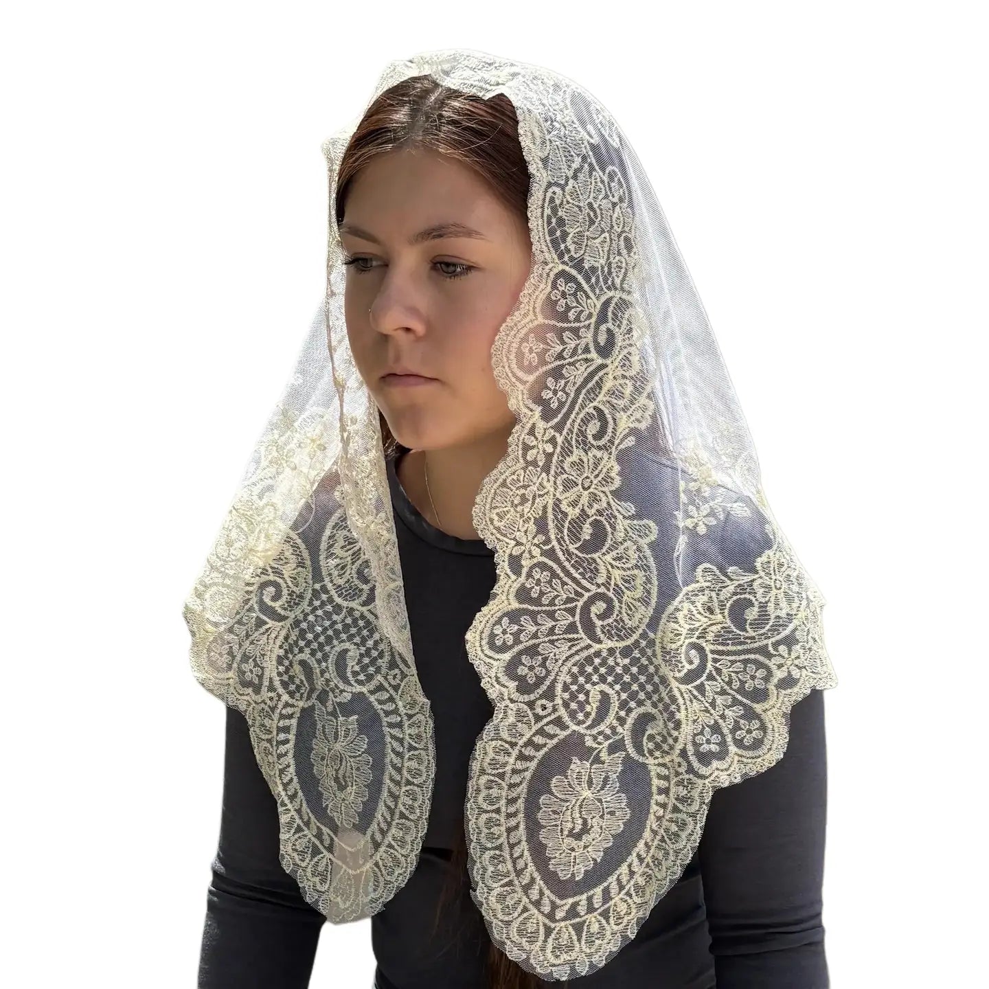 Ave Maria Veil - CREAM