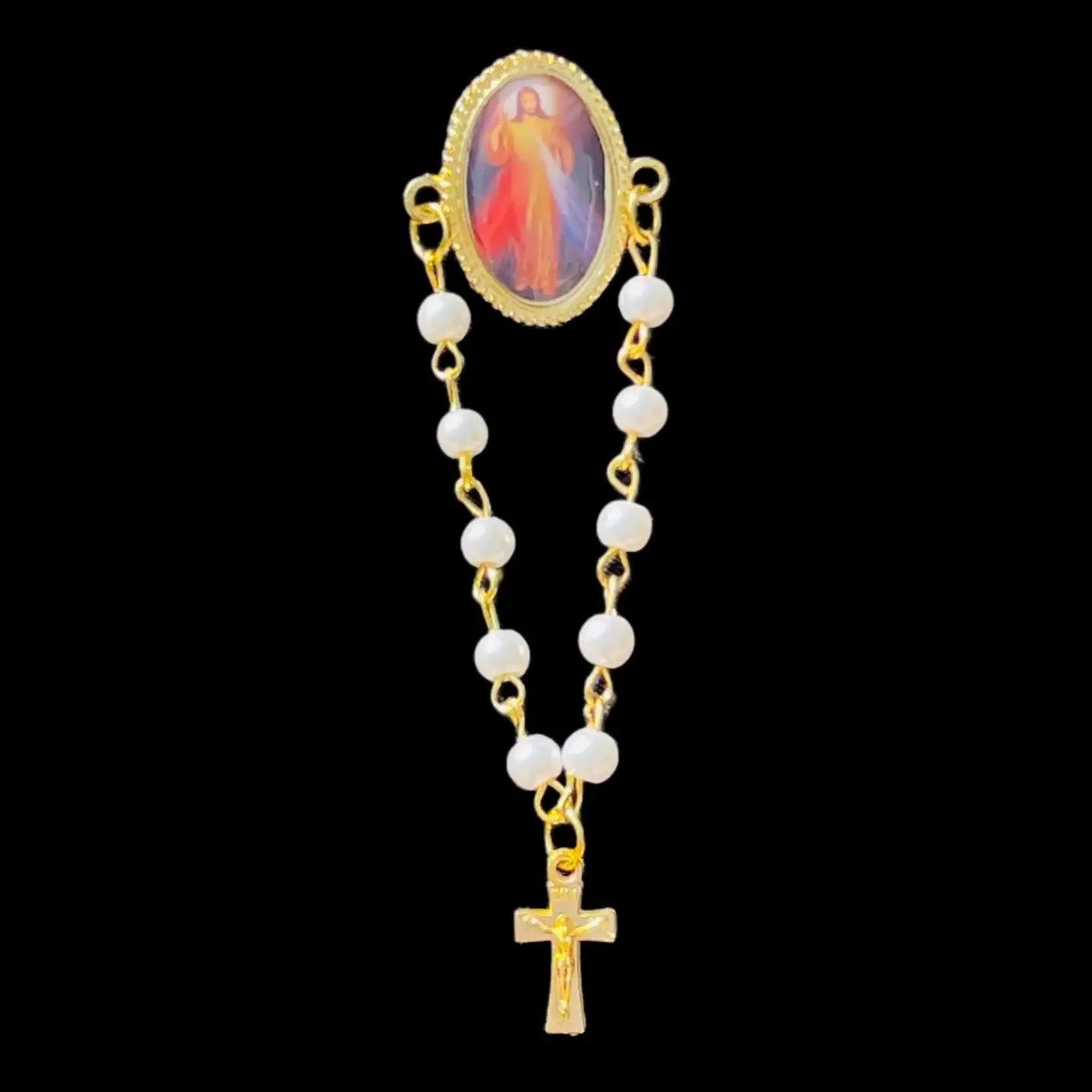 Divine Mercy Lapel Pin   2.25"