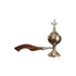 Incense Burner w/ Handle Brass   7"