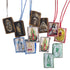 Scapular - Our Lady of Guadalupe + St. Michael RED 1.5"