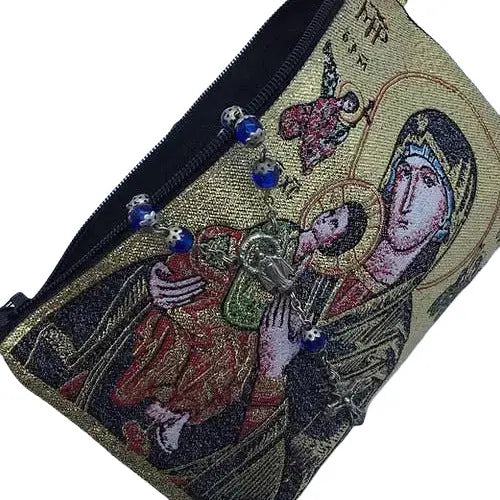 Our Lady of Perpetual Help II MD Rosary Pouch    4" x 6"