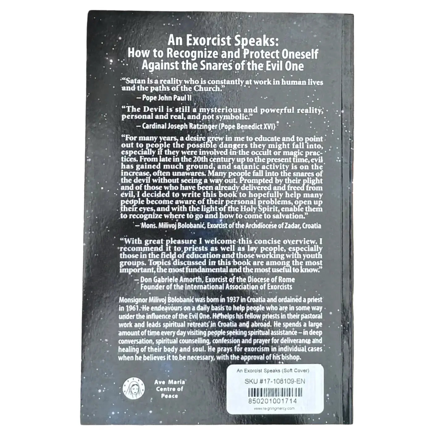 An Exorcist Speaks Softcover Book
