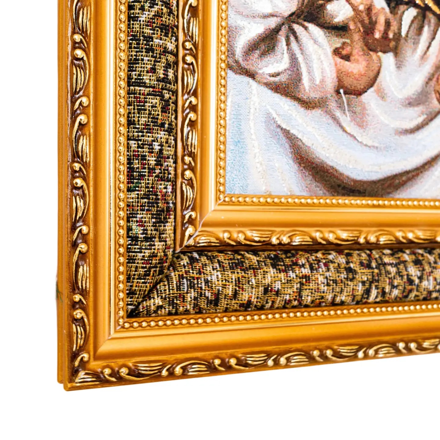 Jesus with Children Double Padded Framed Image 21"