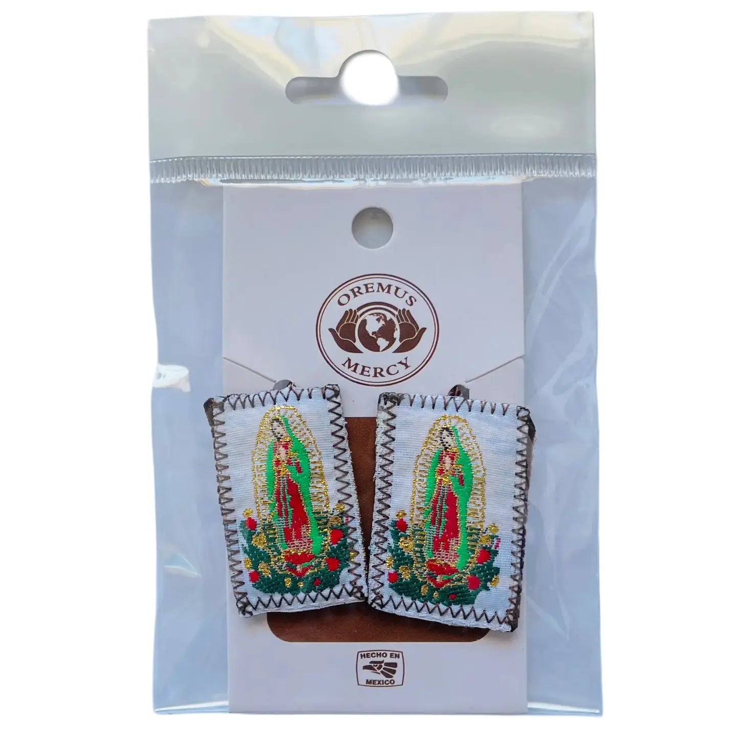 Scapular - Our Lady of Guadalupe (COLORFUL)   1.5"