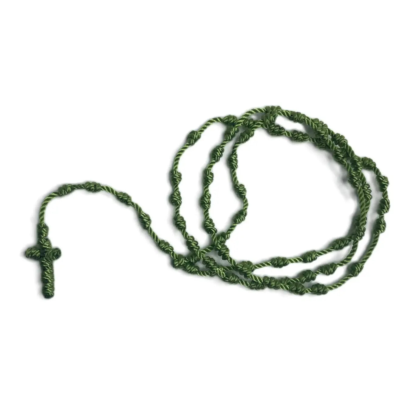 Rope Rosary 18" GREEN