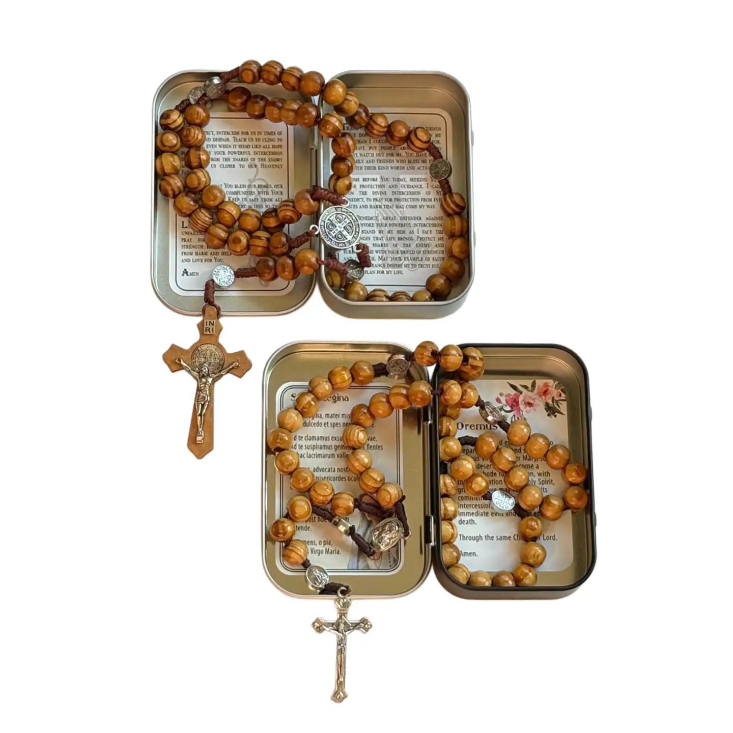  Rosary in Tin *SPECIAL DEAL* (24 Tins) *NEW LOOK*