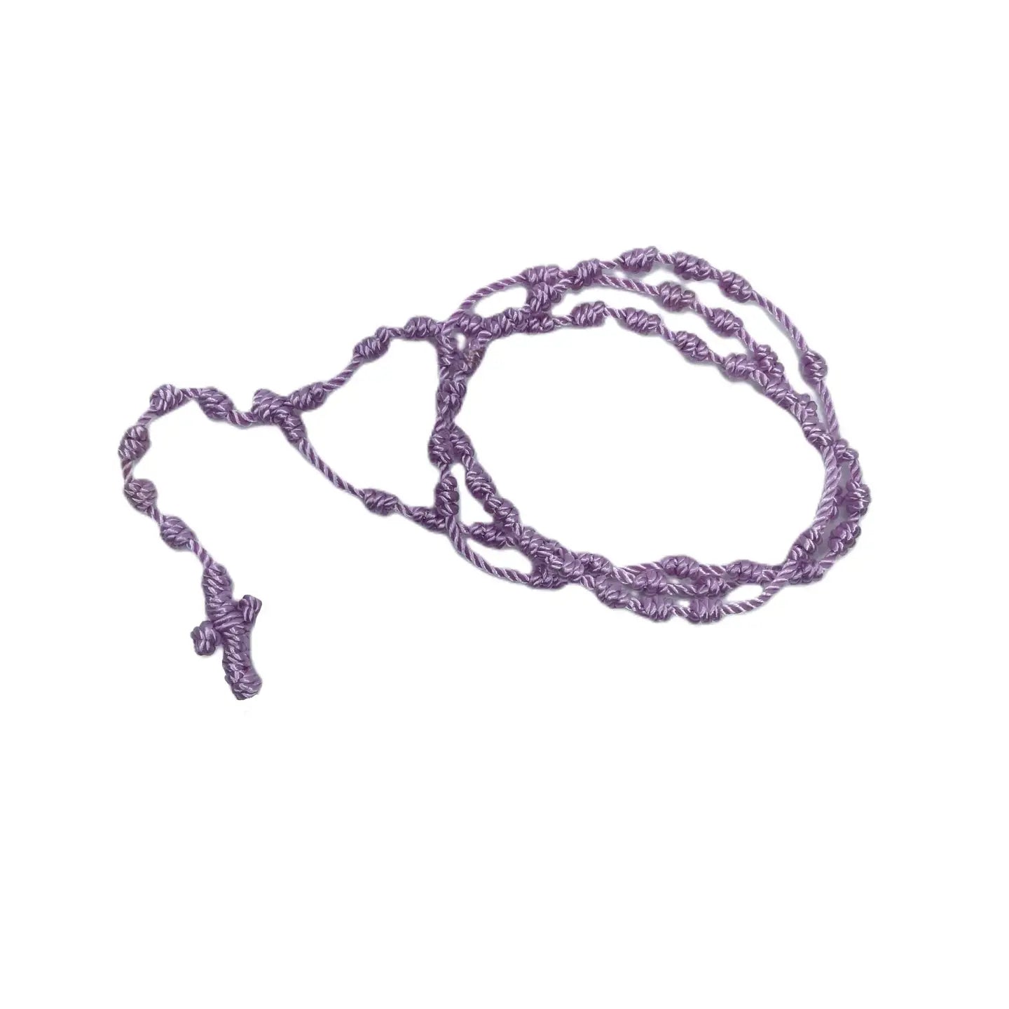 Rope Rosary 18" PINK