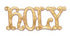 "Holy" Applique - Hand Embroidered (M131)