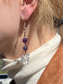 Amethyst St Christopher Earring Set