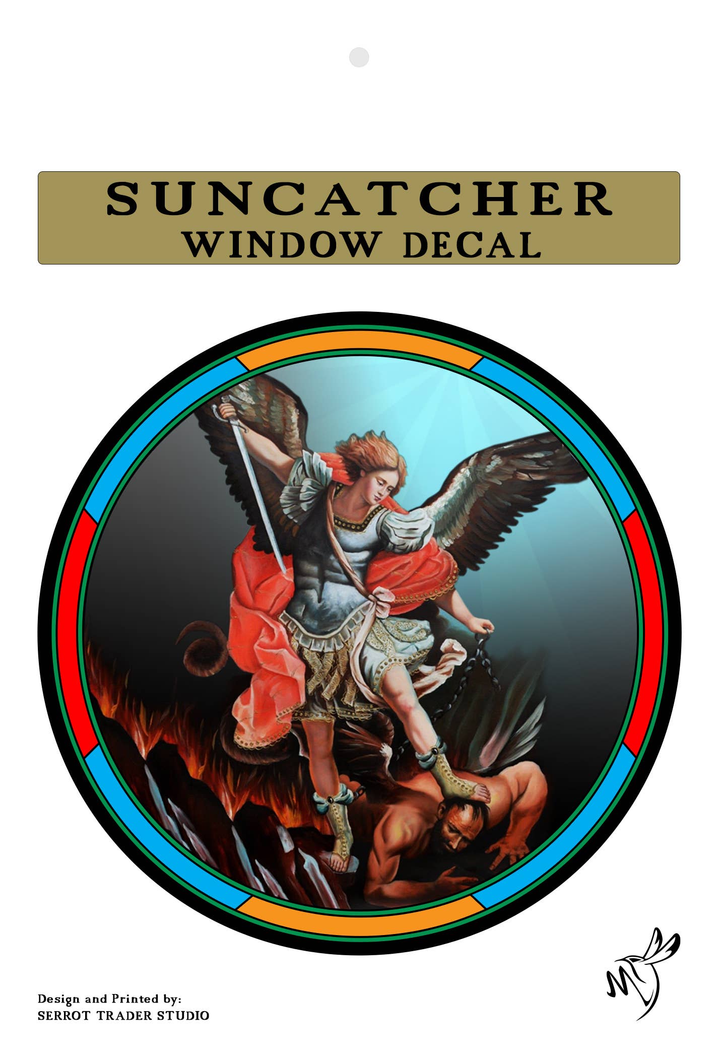 St. Michael The Archangel  -Sticker    (4.5")