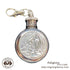 Lady of Lourdes Round Holy Water Flask    (1 oz)