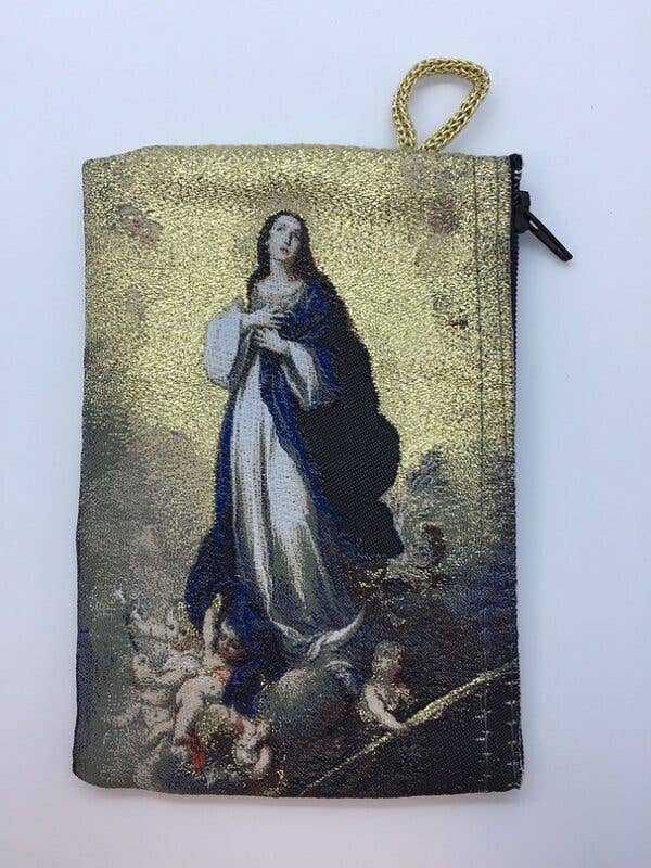 MD Rosary Pouch - Immaculate Conception   (4" x 6")