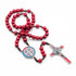 Saint Benedict Rosary (Red)