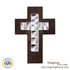 Pewter Wavy Cross                          (7.5″ x 5″)