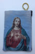 Small Rosary Pouch -Sacred Heart of Jesus          (3″ x 4″)