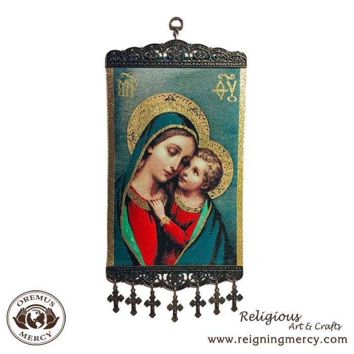 Icon – Madonna Caressing Child