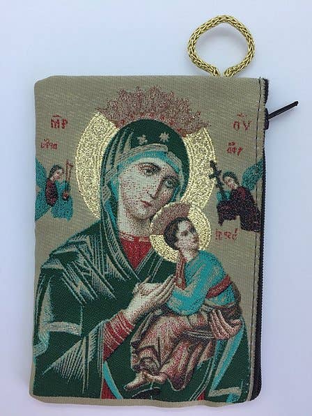 MD Rosary Pouch – Our Lady of Perpetual Help   (4" X 6")