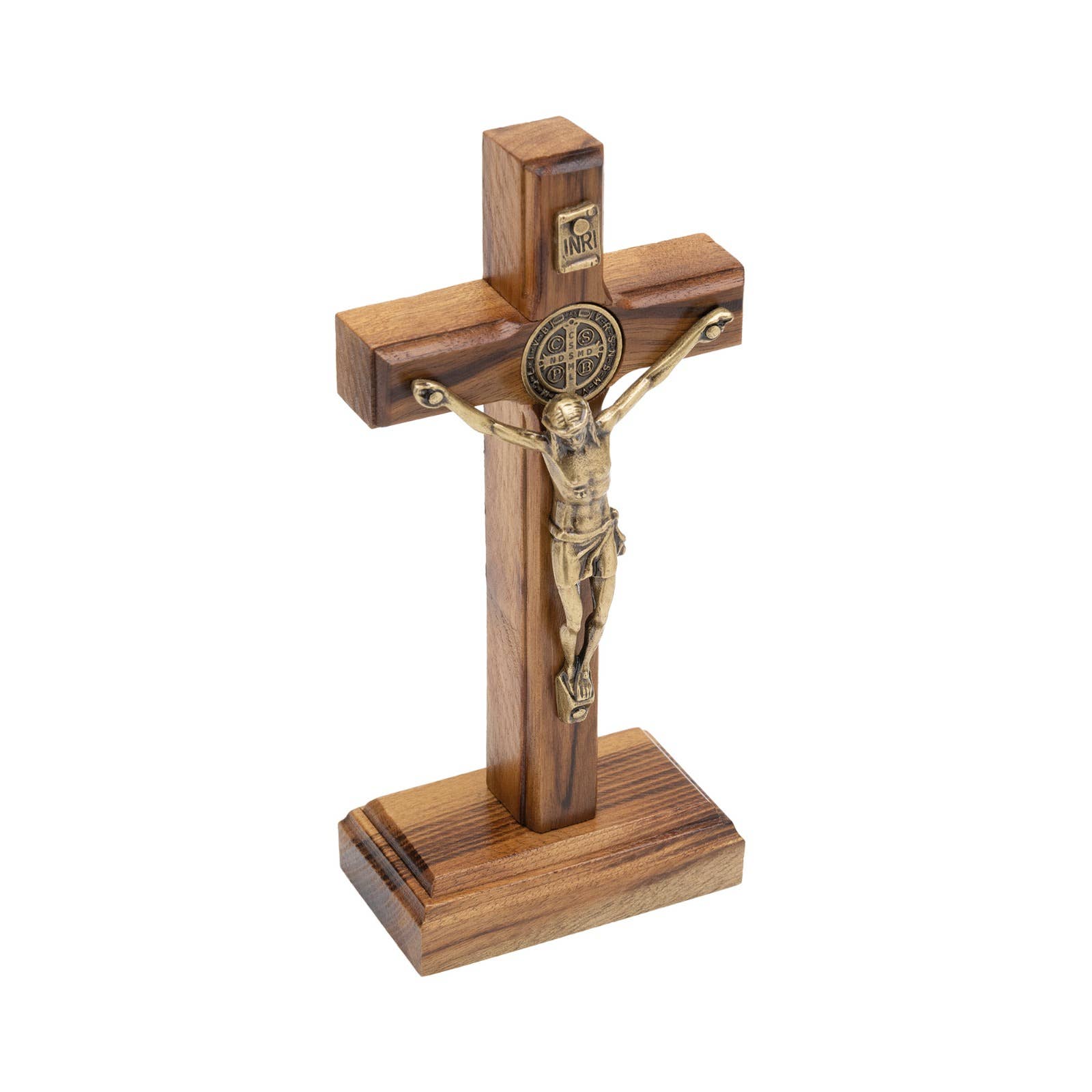 5" Wooden Cross with Stand