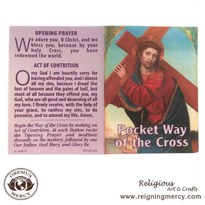 Pocket Way of the Cross  (25/pack)