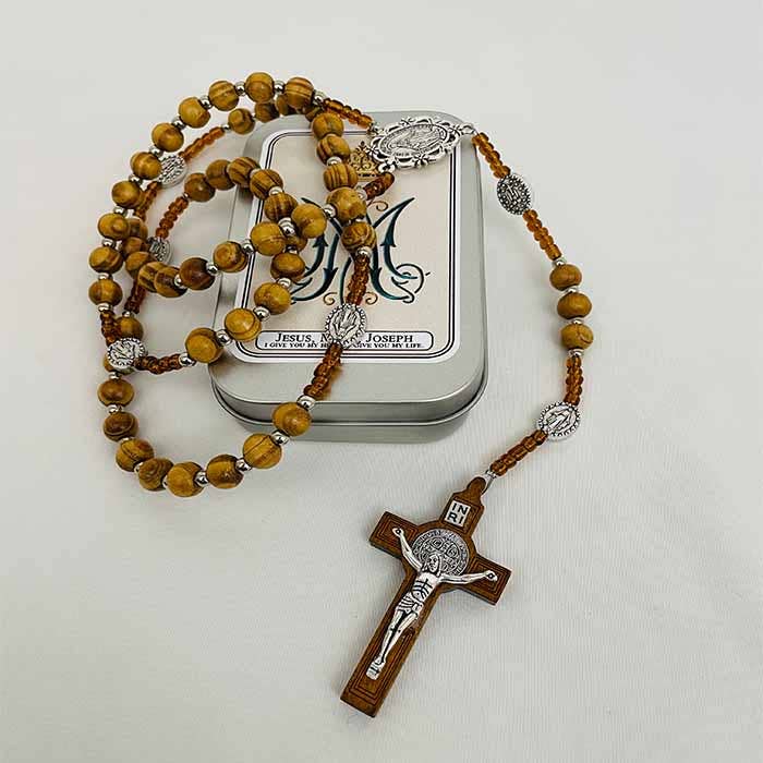 Wooden Rosary DEAL (24 TIN)