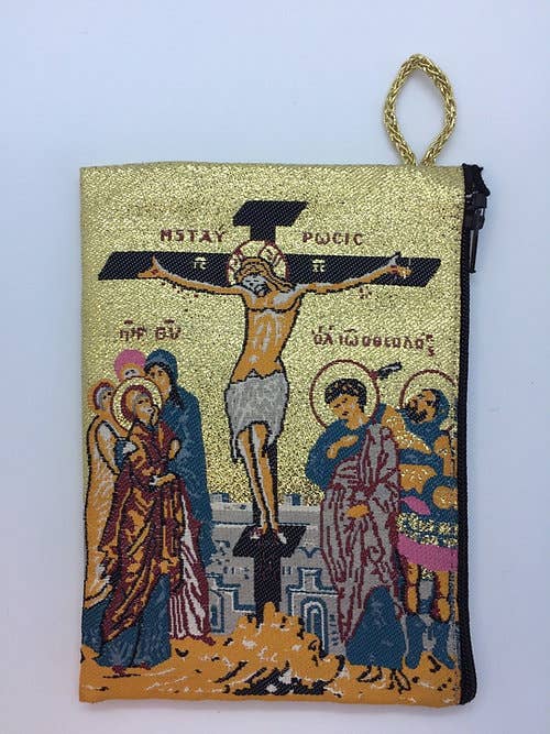 MD Rosary Pouch  – Crucifixion    (4" x 6")