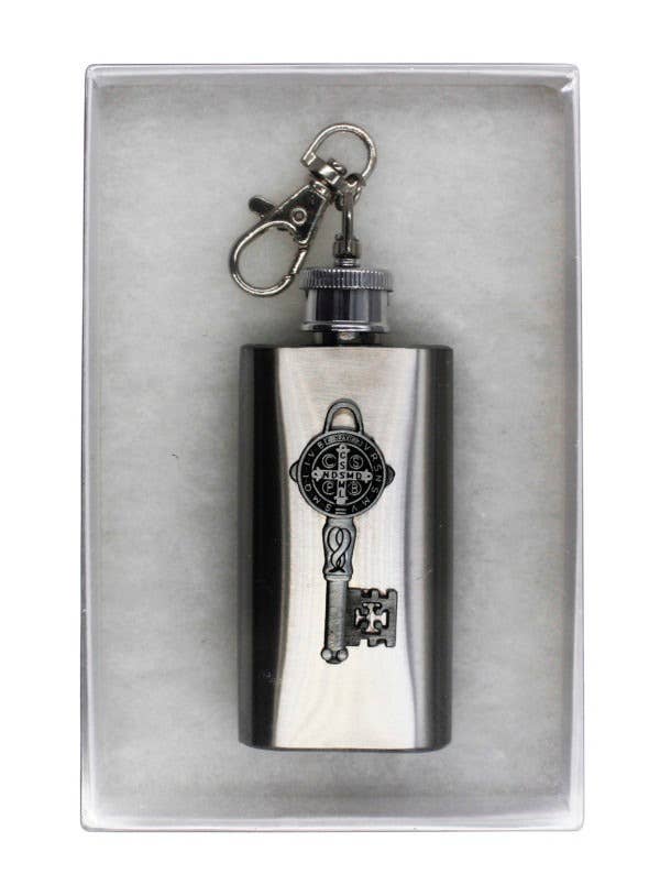 Saint Benedict Key  -Flask                (2 oz)