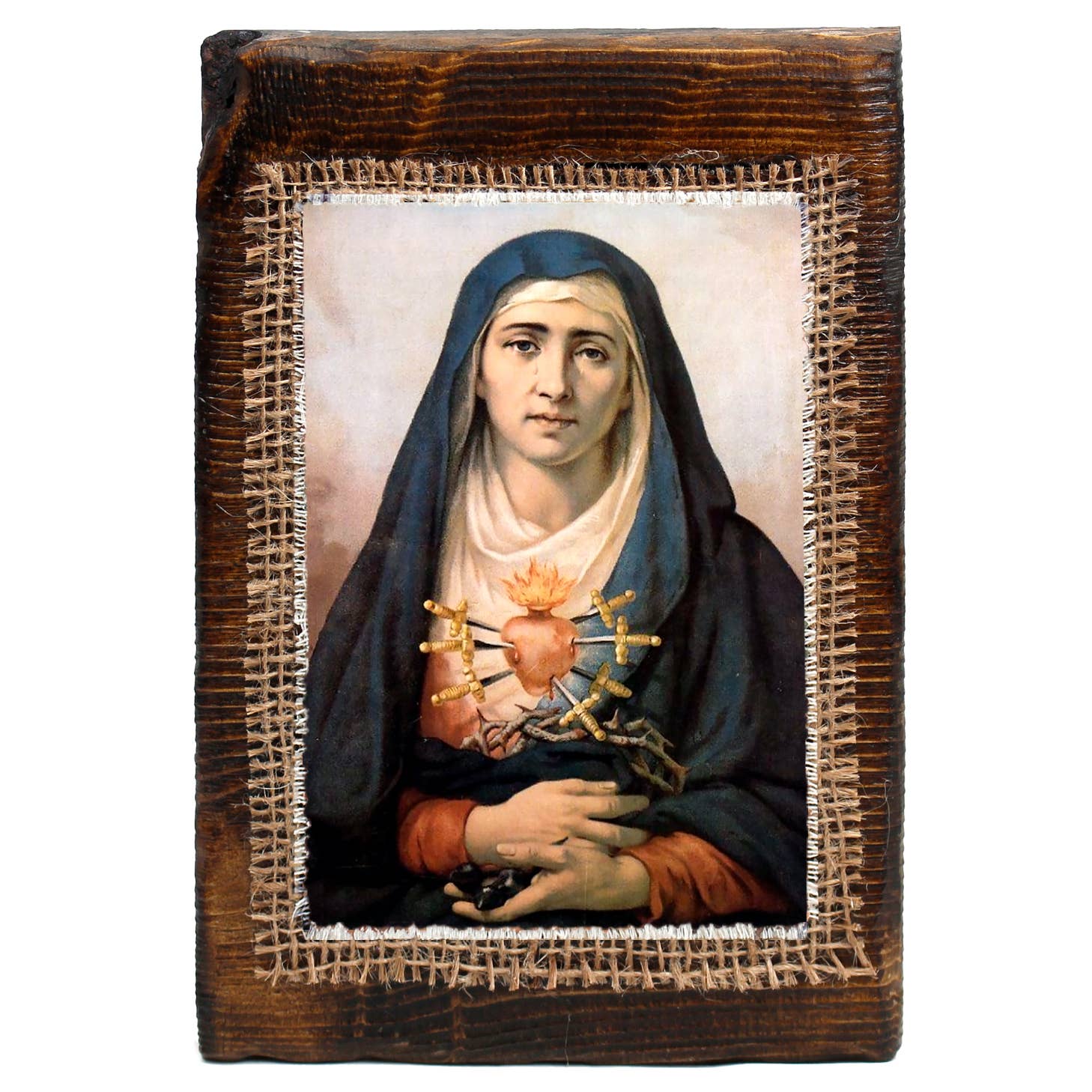 Lady of Seven Sorrows Retablo     (MOQ 1)