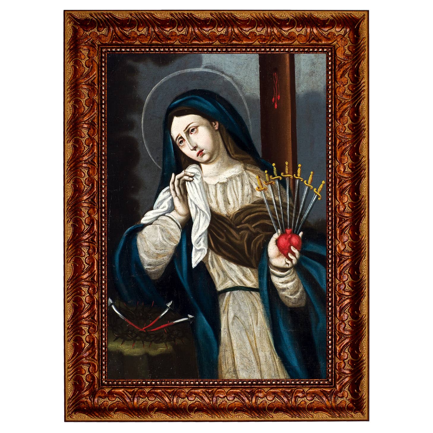 Virgen de los 7 Dolores  -Canvas 16" x 22"     (MOQ 1)