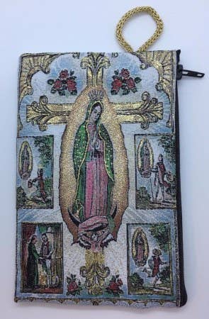 MD Rosary Pouch - OLOG w/retablos    (4" x 6")