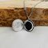 ST MICHAEL SS Locket w/chain   (1.25")