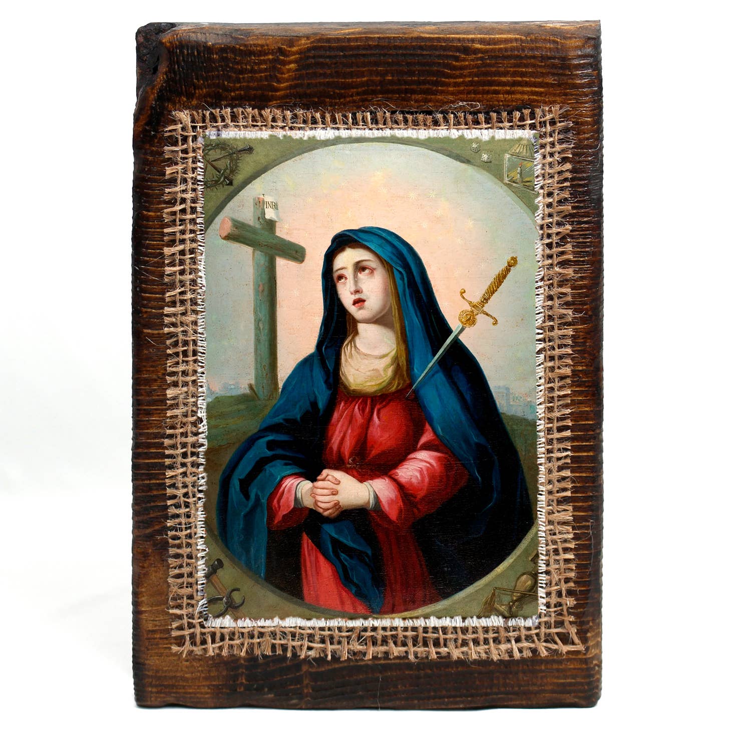 Lady of Sorrows Retablo               (MOQ 1)